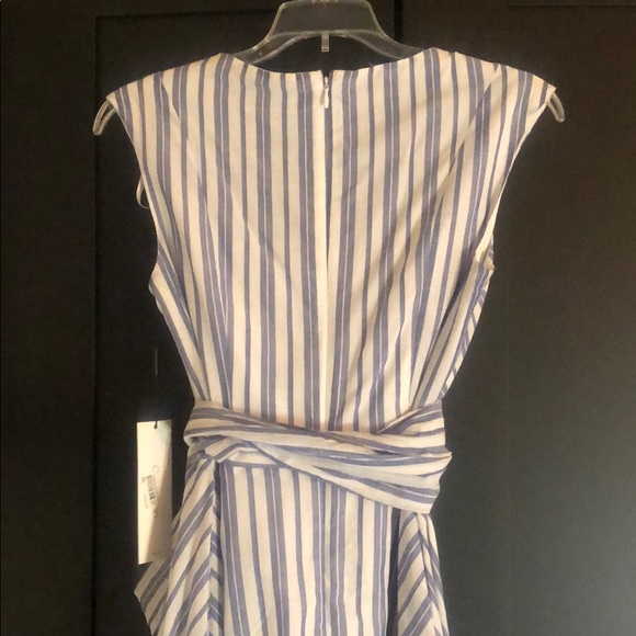 🎉🔥 HP!! NWT! Calvin Klein striped cotton dress size 2 - Picture 8 of 9